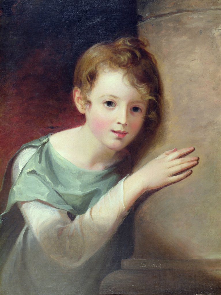 Detail of Elizabeth Wignall, 1814 by Thomas Sully