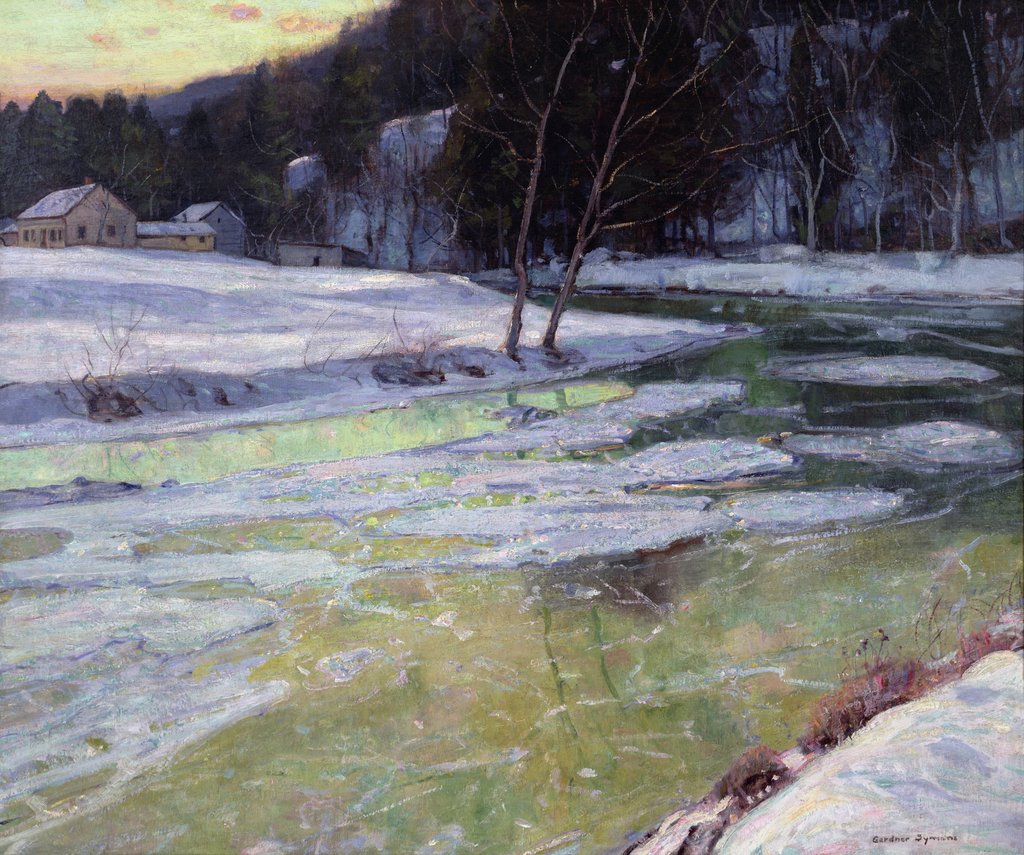 Detail of Silence and Evening Light by George Gardner Symons