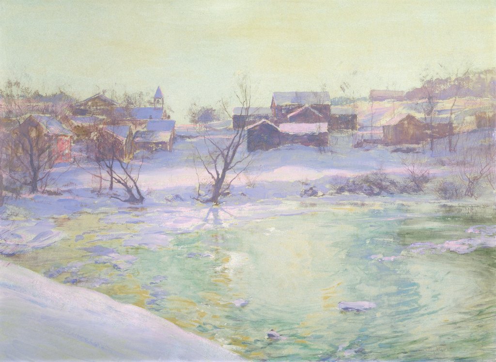 Detail of Normansvale, 1911 by Walter Launt Palmer