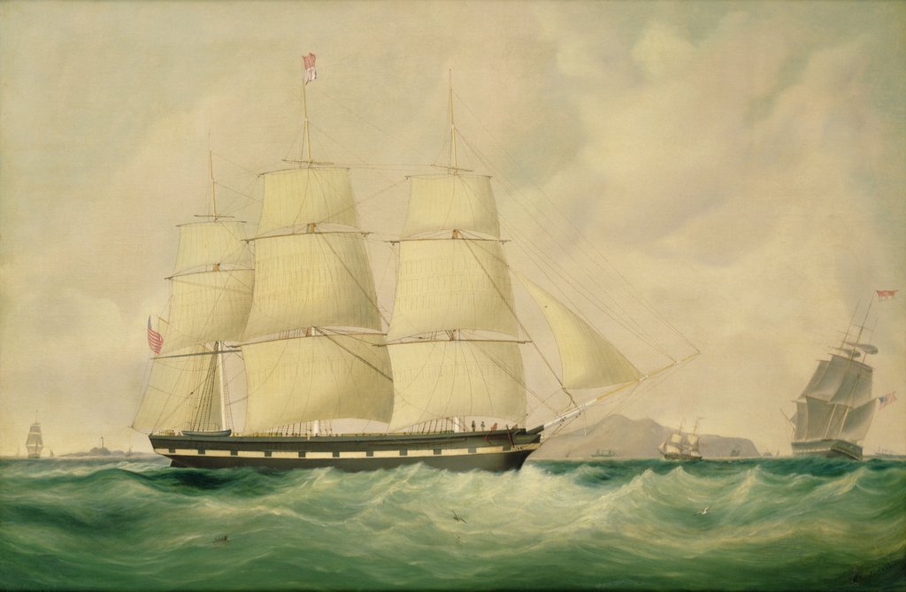 Detail of The Huntress, 1855 by William Smith Jewett