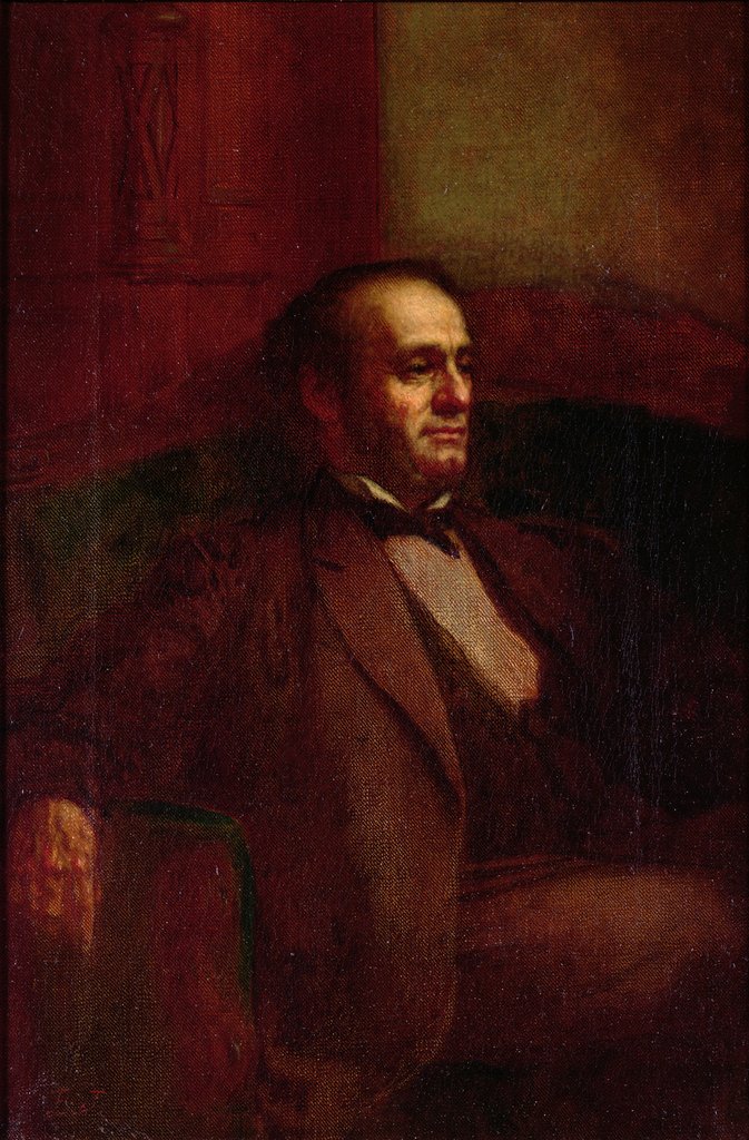 Detail of Joseph Warren of Troy, c.1863 by Eastman Johnson