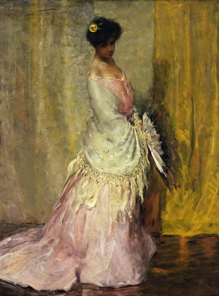 Detail of Girl in Yellow Scarf, 1904 by Charles Webster Hawthorne