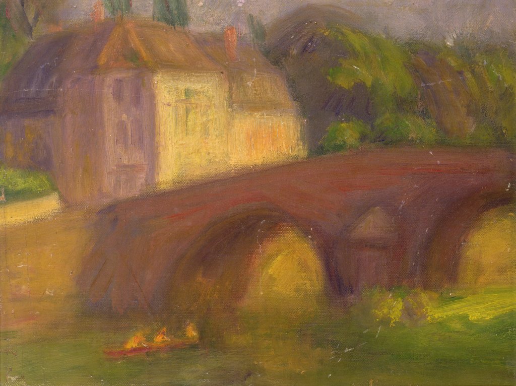 Detail of Bridge by William James Glackens