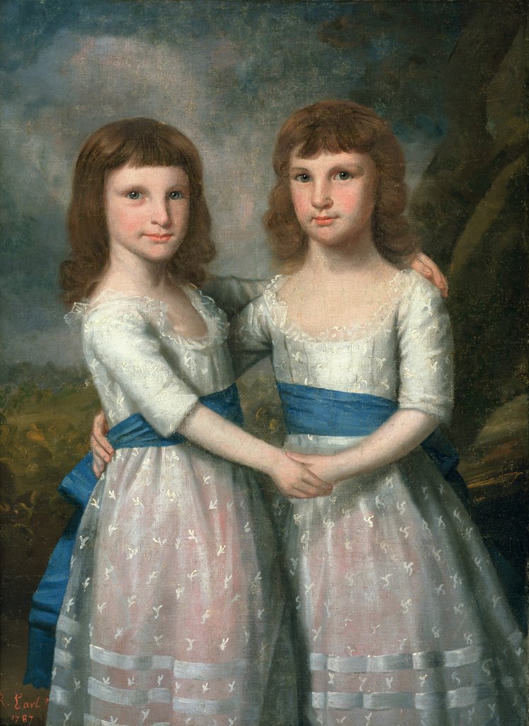 Detail of The Stryker Sisters, 1787 by Ralph Earl