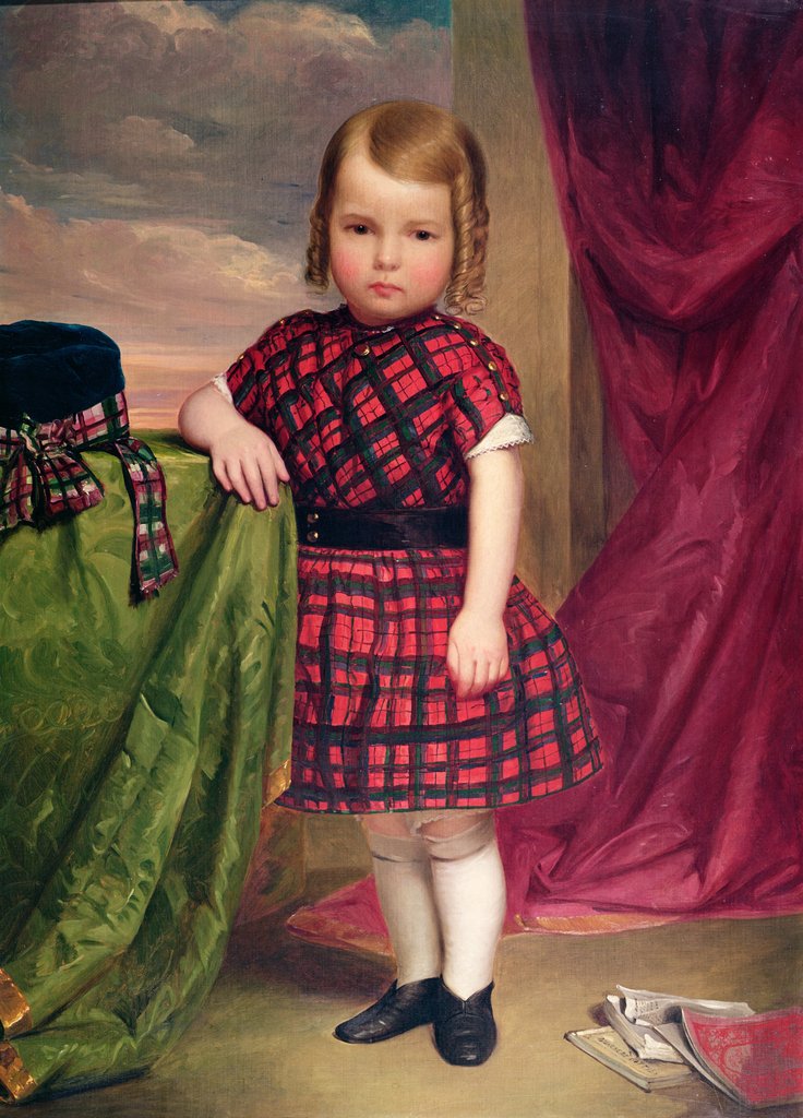 Detail of Scottish Girl, 1870 by William Cogswell