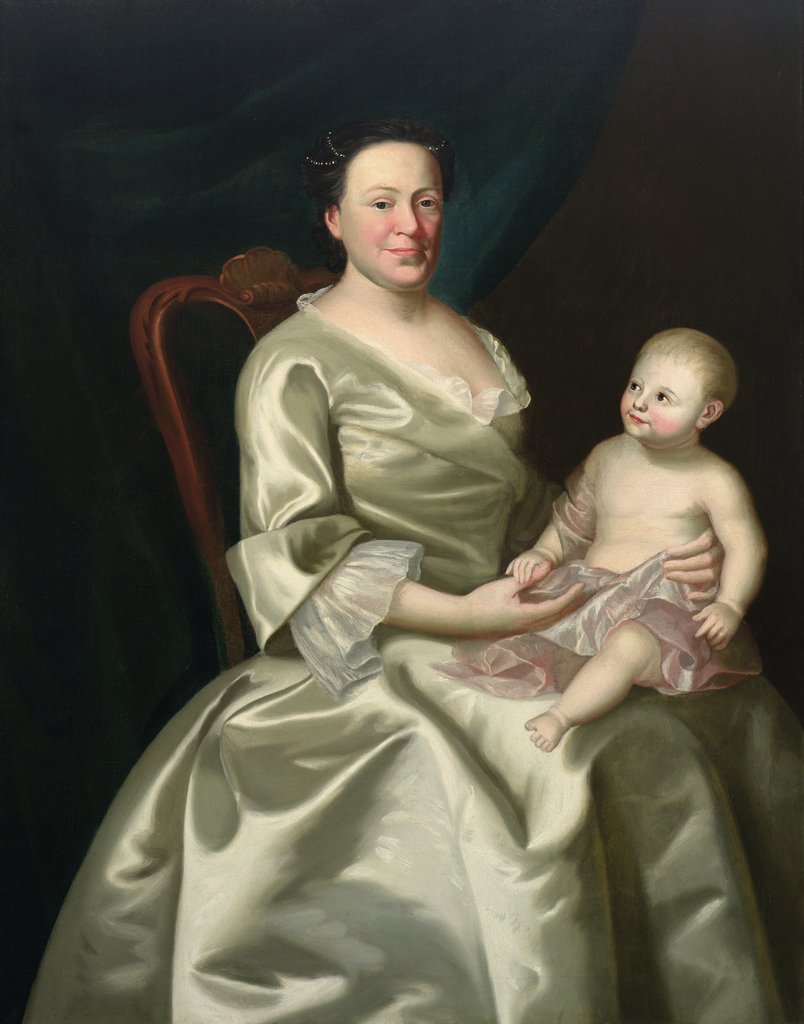 Detail of Portrait of Mrs Daniel Rea and Child, 1757 by John Singleton Copley