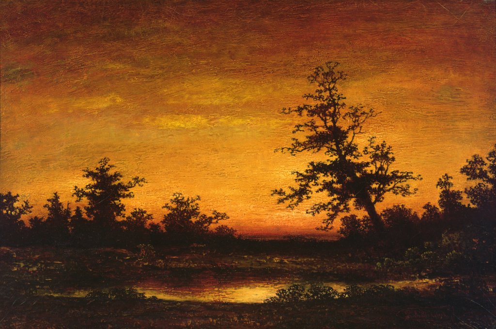 Detail of Twilight, 1898 by Ralph Albert Blakelock
