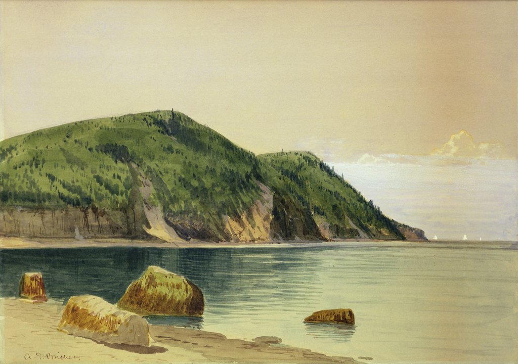 Detail of Rocky Shore by Alfred Thompson Bricher