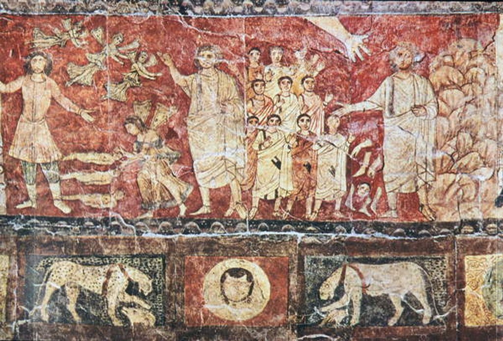 Detail of Ezekiel's prophecy by Jewish School
