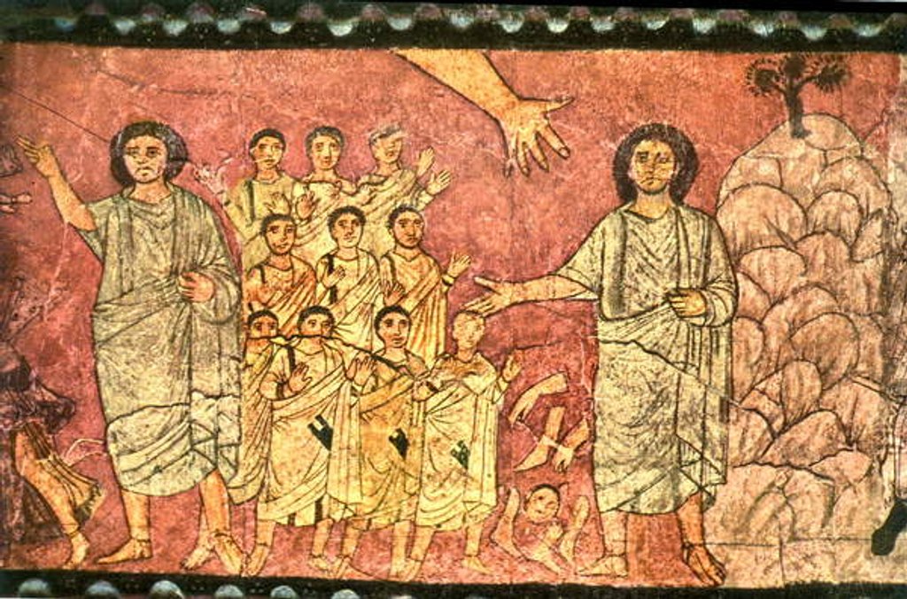 Detail of Ezekiel's prophecy by Jewish School