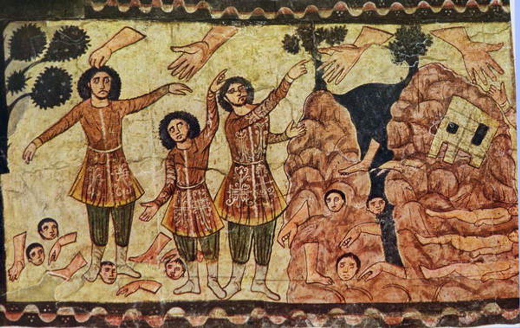 Detail of Ezekiel's prophecy by Jewish School