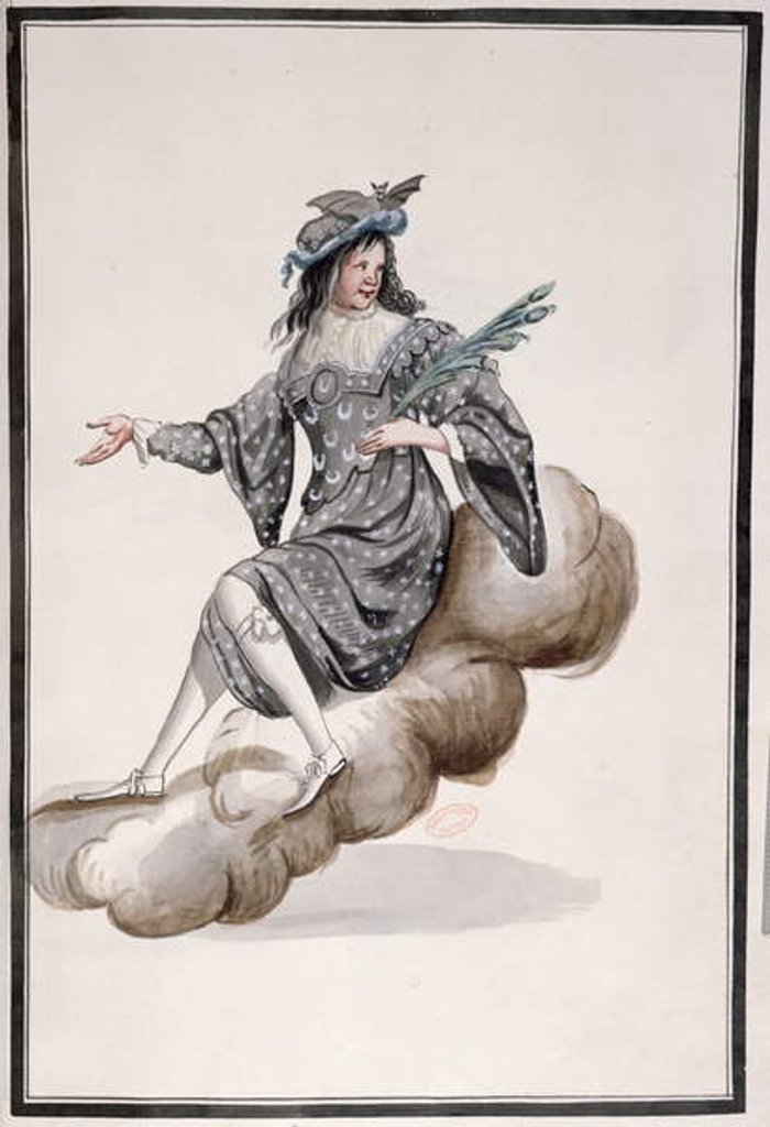 Detail of Costume for Night by French School