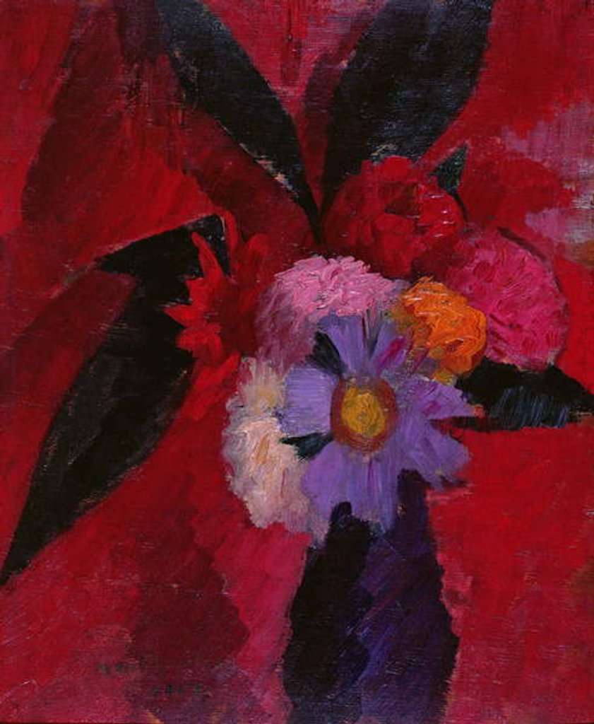 Detail of Flowers, 1917 by Mark Gertler