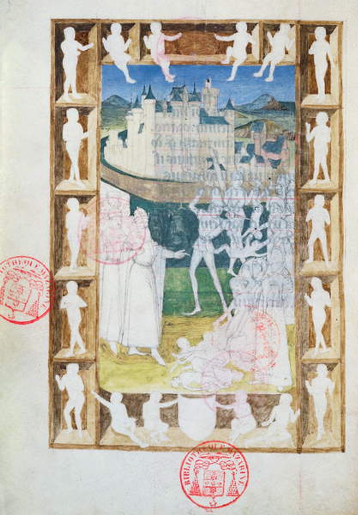 Detail of Ms 473 The Massacre of the Innocents by French School