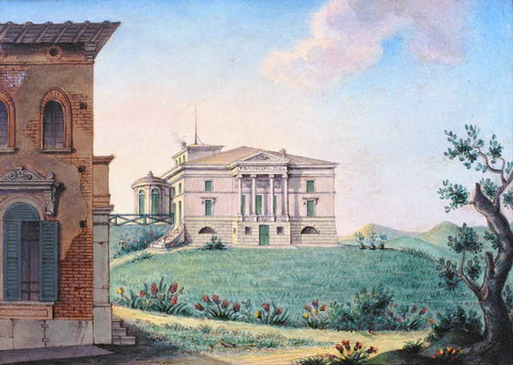 Detail of Belpoggio, Villa Baciocchi, Bologna by Italian School