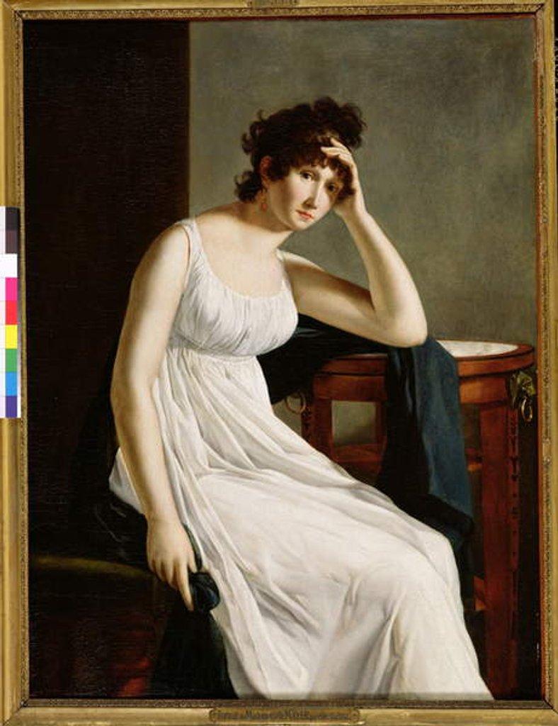 Detail of Self Portrait, c.1799 by Constance Marie Mayer Lamartiniere