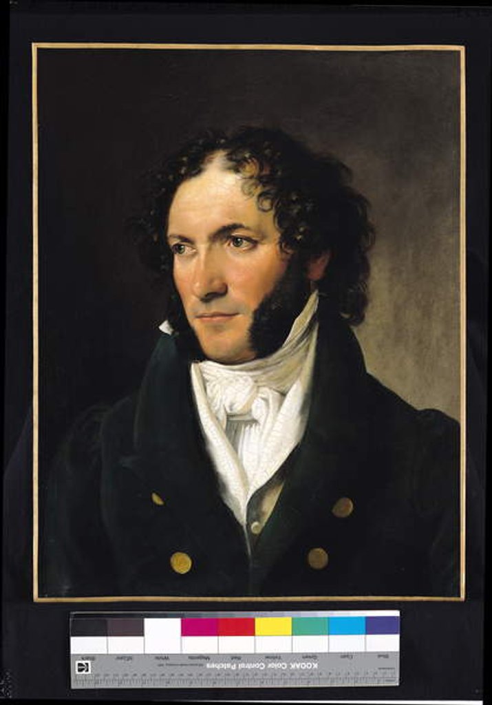 Detail of Portrait of Ferdinando Paer by Italian School