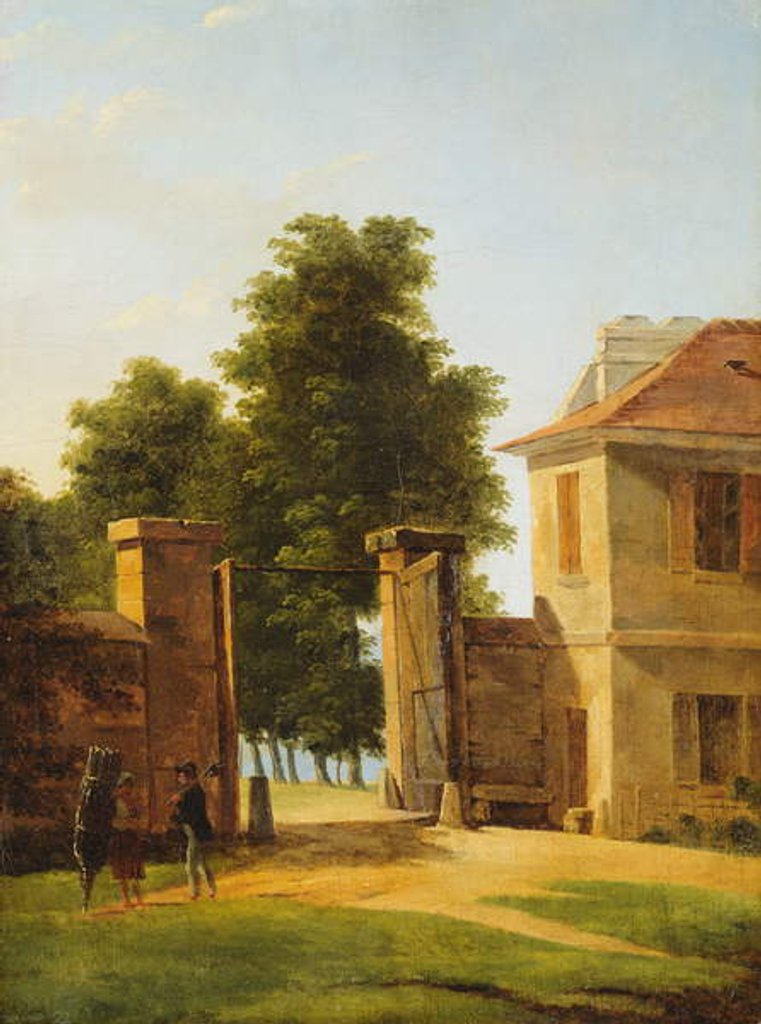 Detail of Entrance to the park at Saint-Cloud, c.1810-12 by Jean Victor Bertin