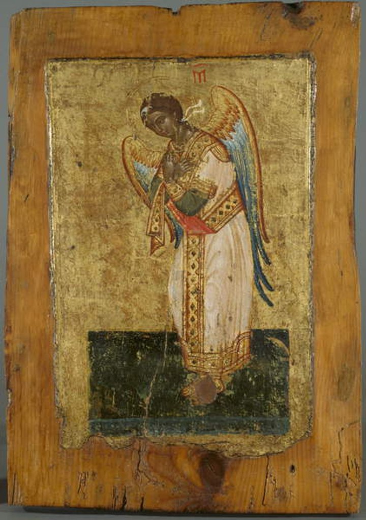 Detail of Icon of the Archangel Michael by Greek School