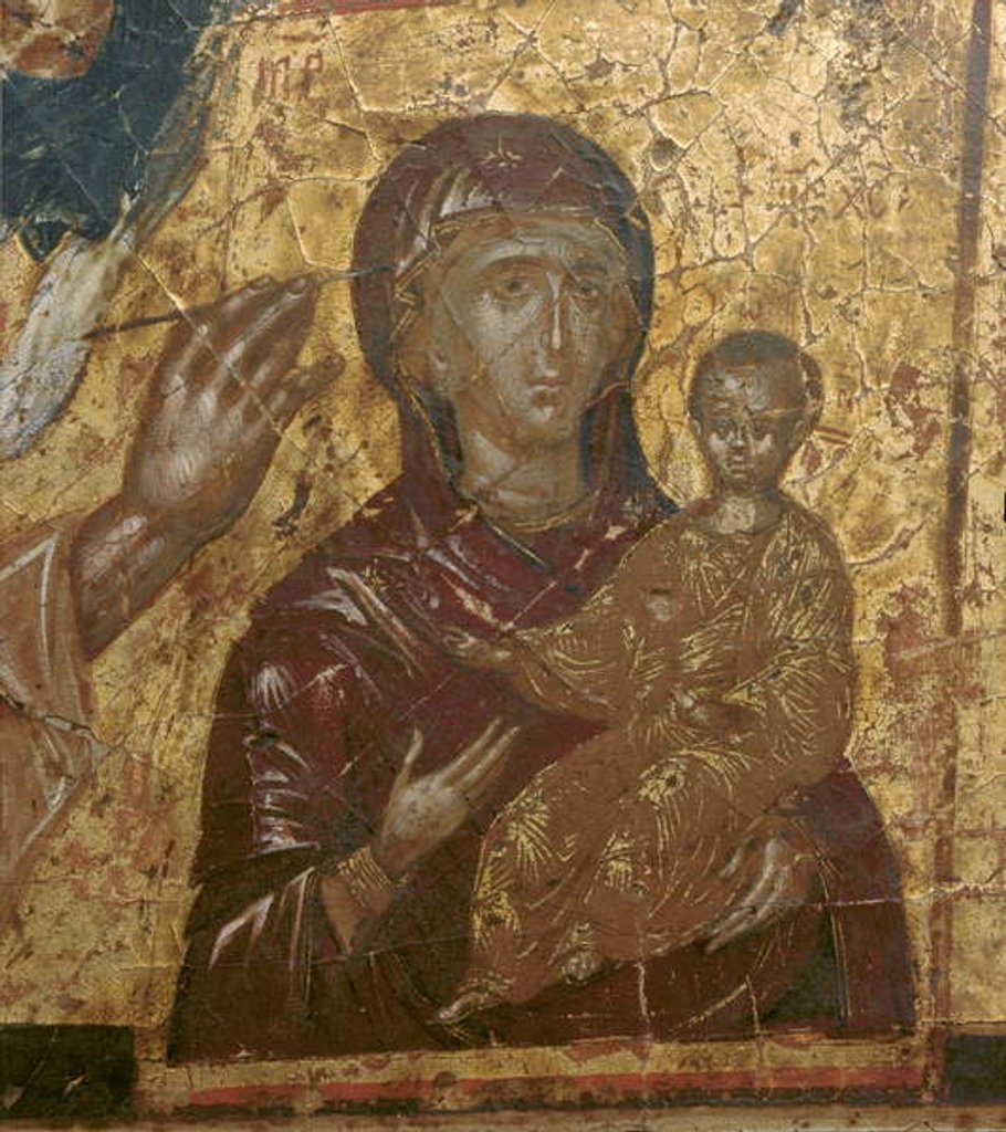 Detail of The Apostle Luke Painting the Virgin Hodegetria, c.1564 by El (1541-1614) Greco