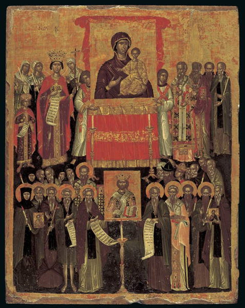 Detail of The Restoration of the Icons by School Cretan