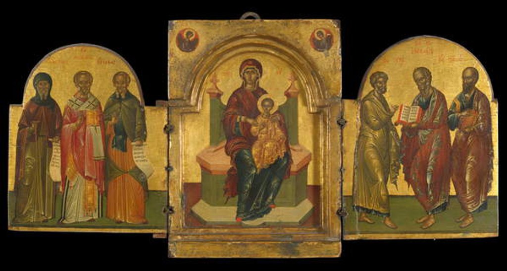 Detail of Triptych by Andreas Rico