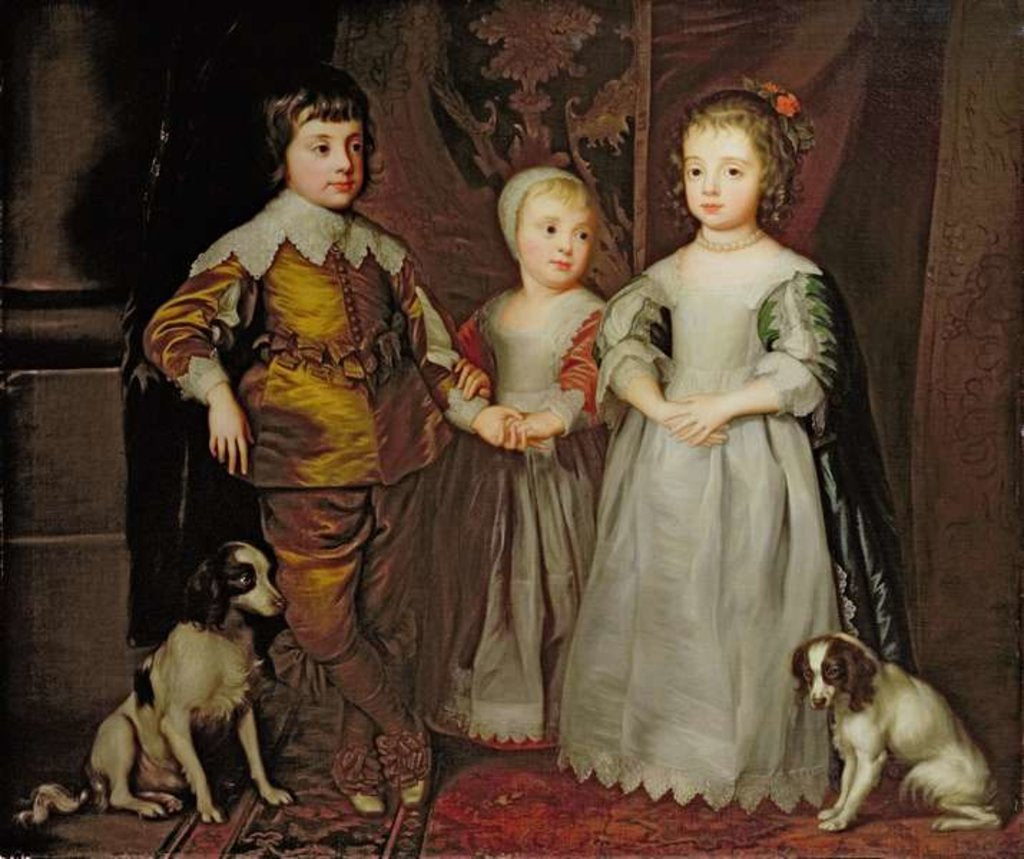 Detail of The Children of Charles I by Catherine Read