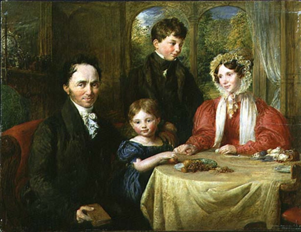 Detail of W.A. Garrett and Family, 1830 by John Linnell