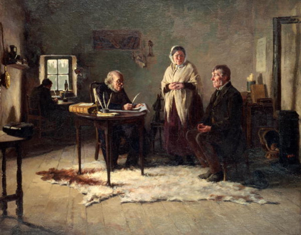 Detail of A Financial Agreement by Howard Helmick