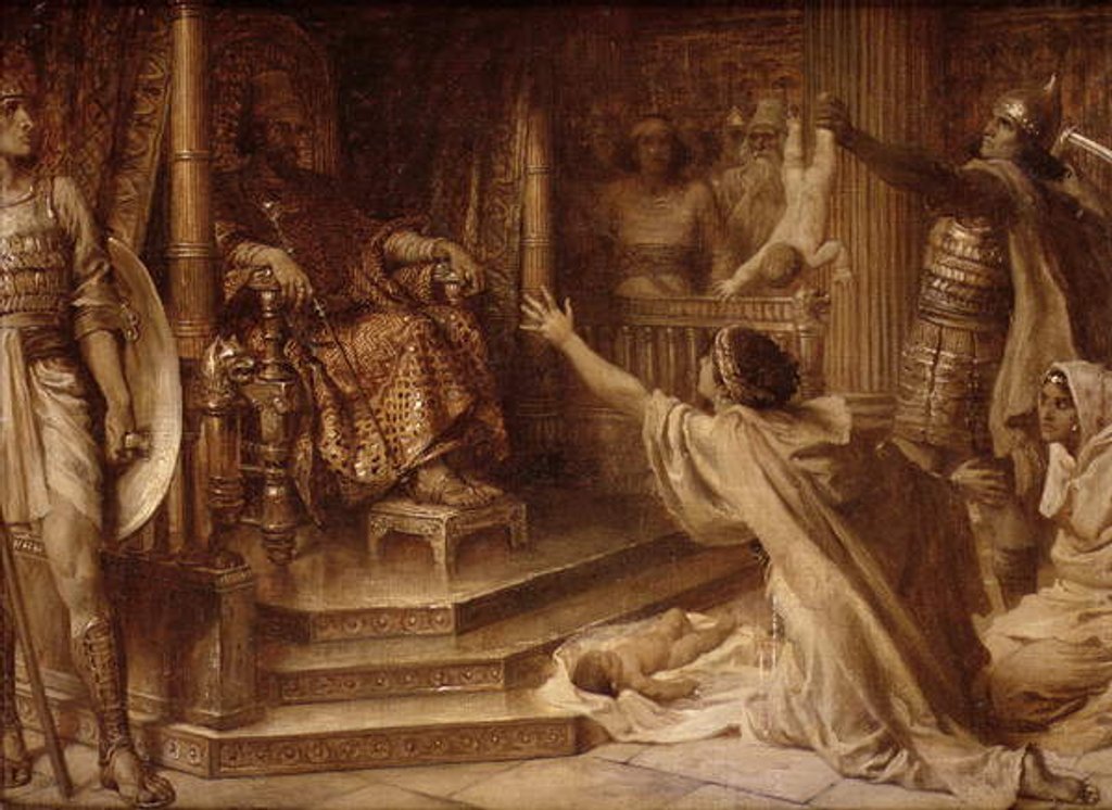 Detail of Solomon, 1897 by Frank Dicksee