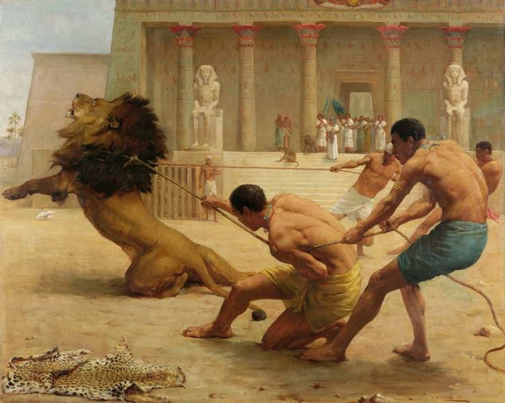 Detail of Ancient Sport by George Goodwin Kilburne