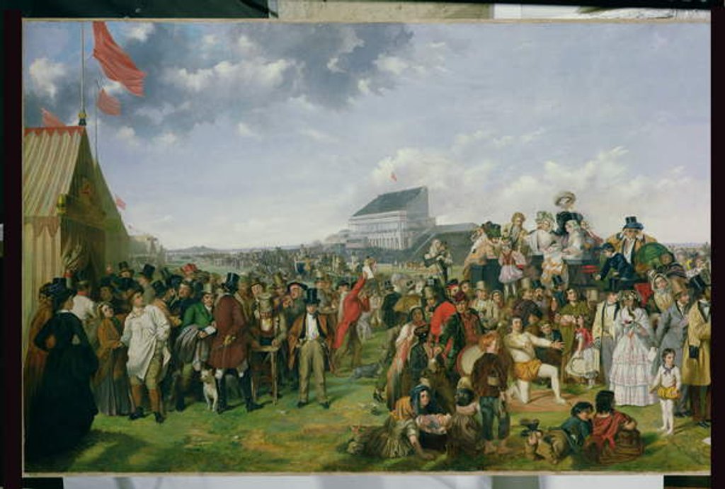 Detail of Derby Day by William Powell Frith