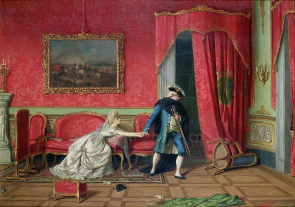 Detail of The Duel by Silvio Faccioli