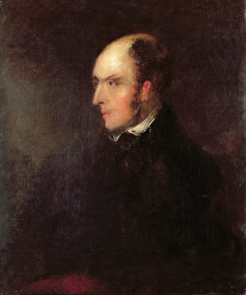 Detail of Portrait of a Balding Man by John Constable