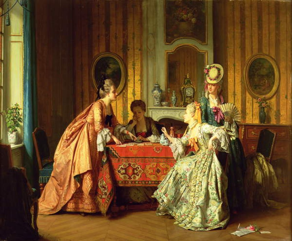 Detail of A Fair Hand, 1873 by Jean Carolus