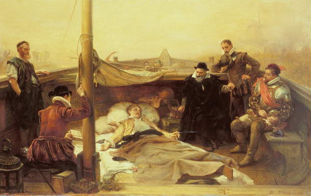 Detail of The Last Days of Sir Philip Sidney, 1882 by Robert Alexander Hillingford