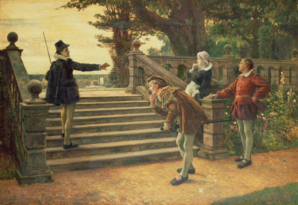 Detail of You are idle shallow things: I am not of your element by Francis Sydney Muschamp