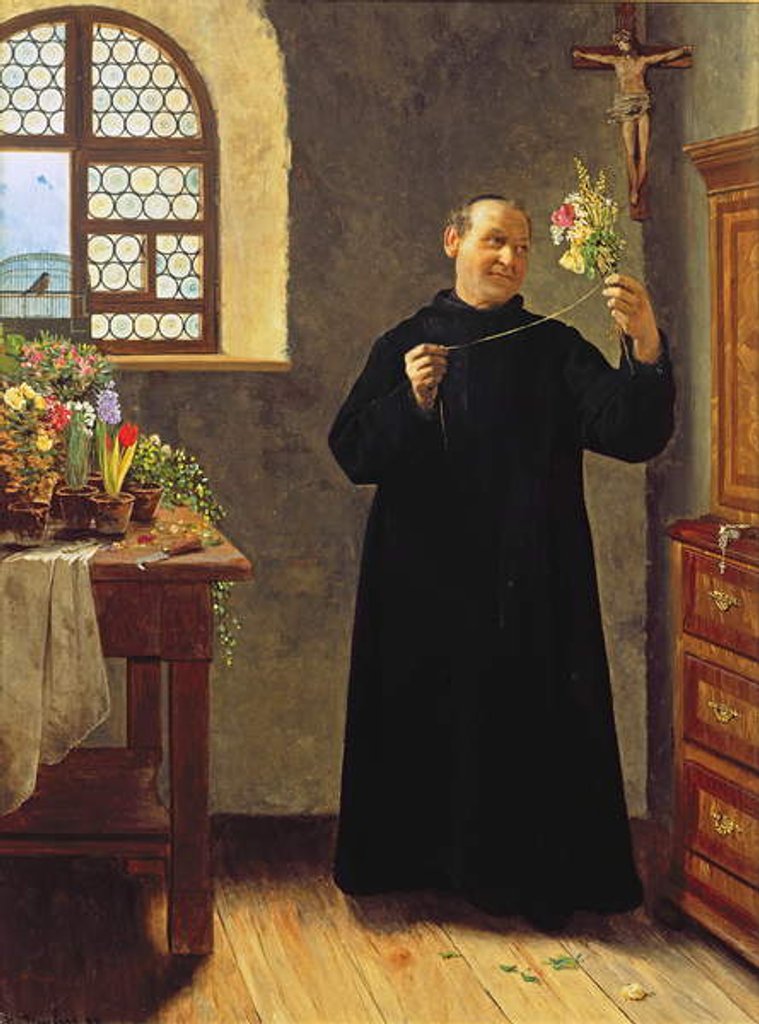 Detail of The Finishing Touches, 1893 by Hermann Beyfus