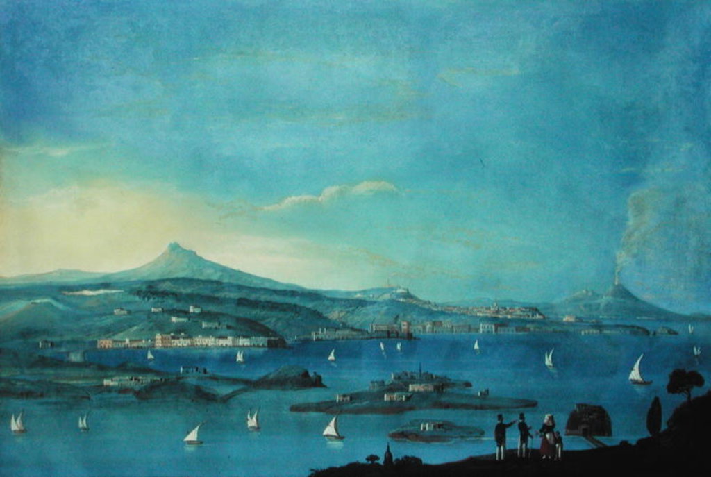 Detail of View of the Hermitage of Nicole d'Ischia by Italian School