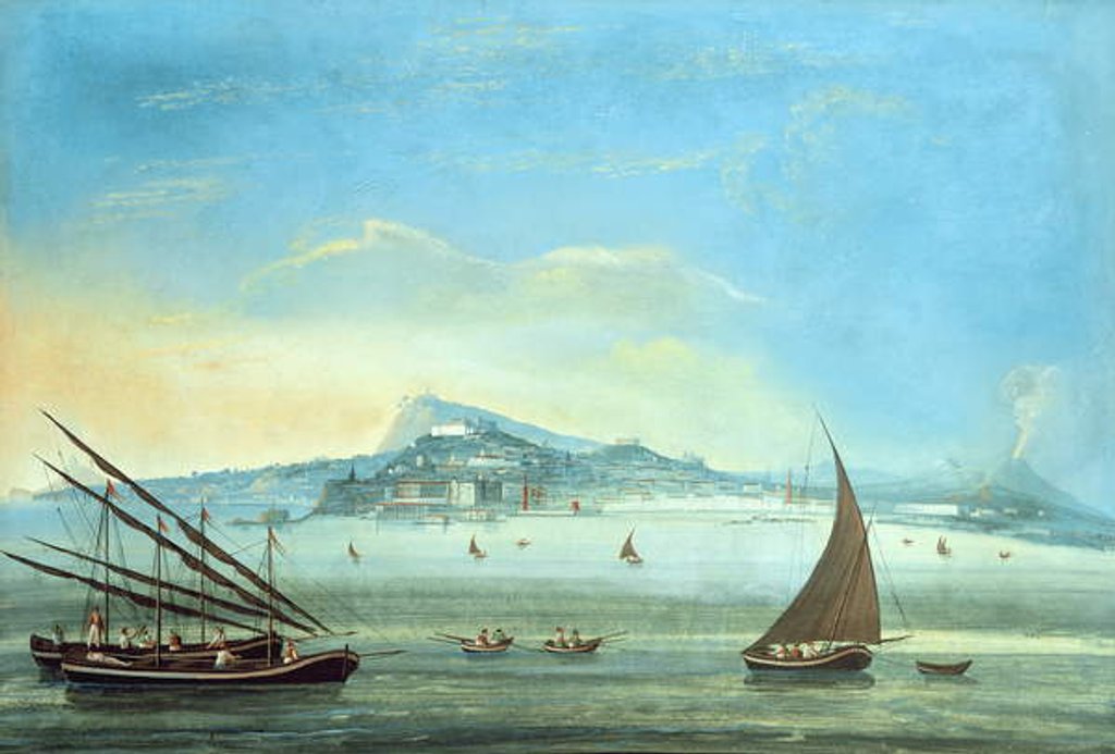 Detail of View of Naples by Italian School