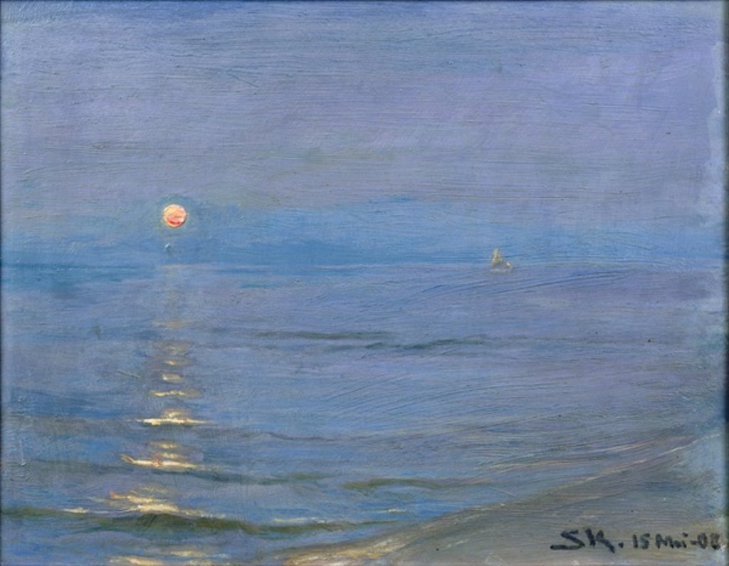 Detail of Summer Evening, Skagen, 1908 by Peder Severin Kroyer