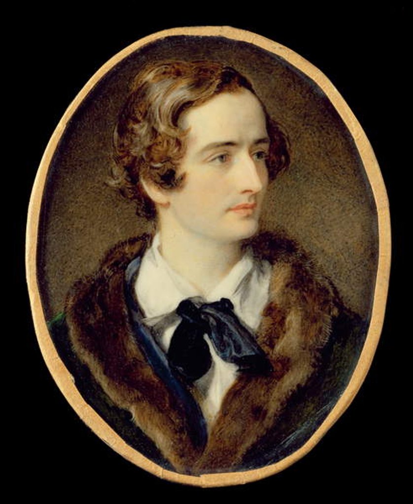 Detail of Portrait Miniature of John Keats by Anonymous