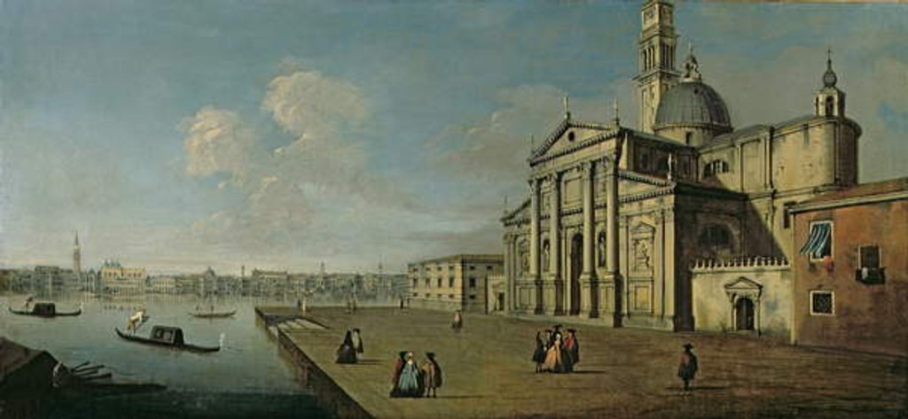 Detail of San Giorgio Maggiore, Venice by Antonio Canaletto  (after)