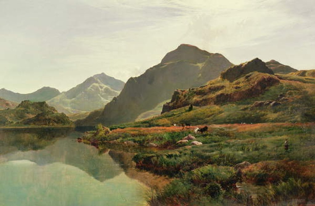 Detail of A Highland Loch Scene by Sidney Richard Percy
