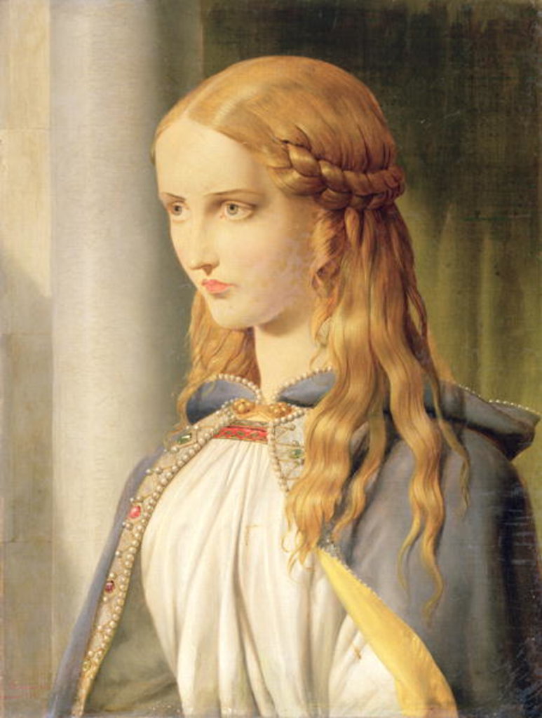 Detail of Cordelia Disinherited, 1850 by John Rogers Herbert