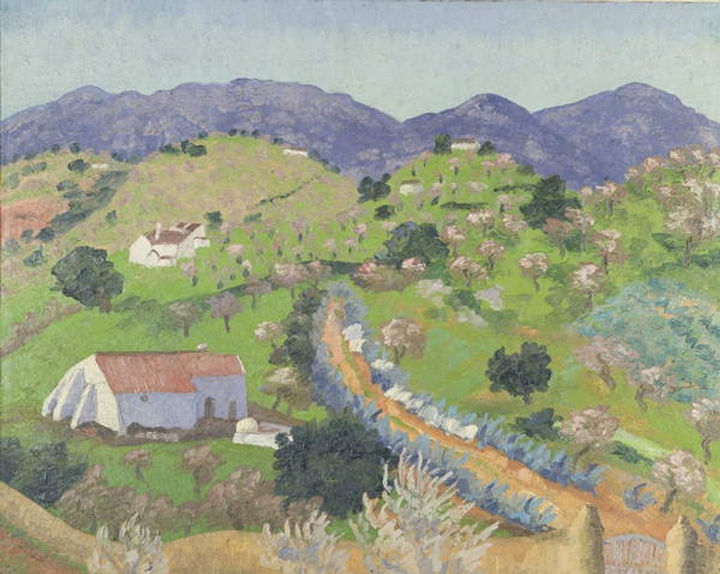 Detail of Landscape Near Lago, Algarve, Portugal by Cedric Morris