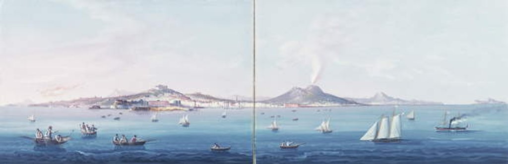 Detail of The Bay of Naples by Neapolitan School