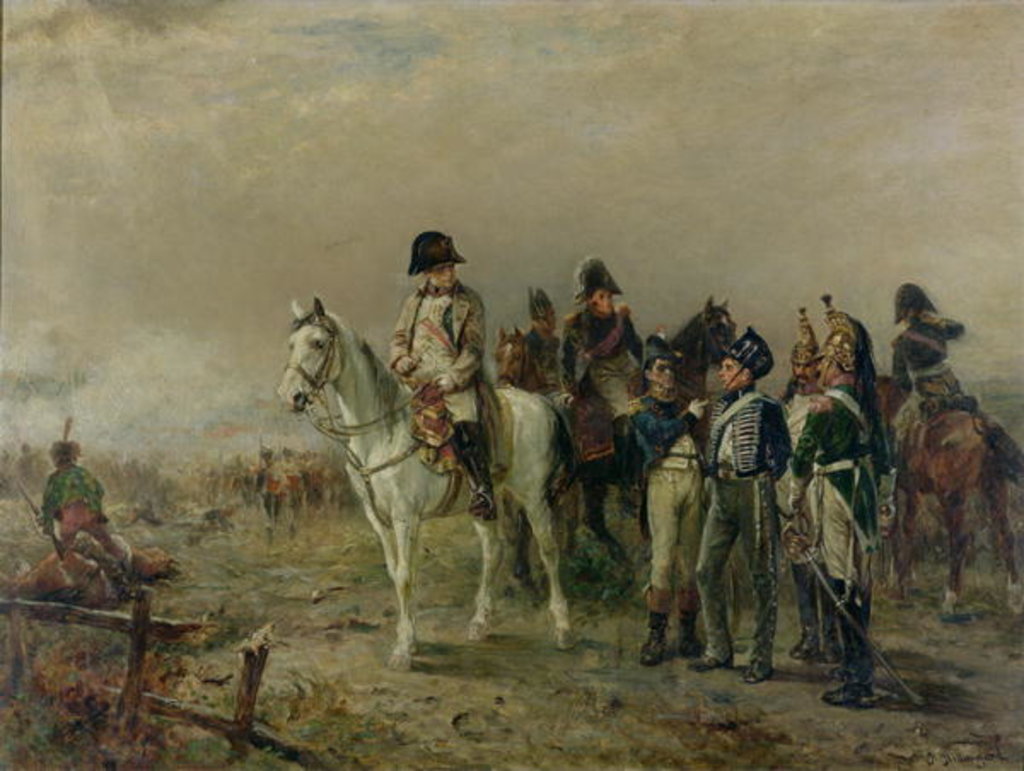 Detail of The Turning Point at Waterloo by Robert Alexander Hillingford