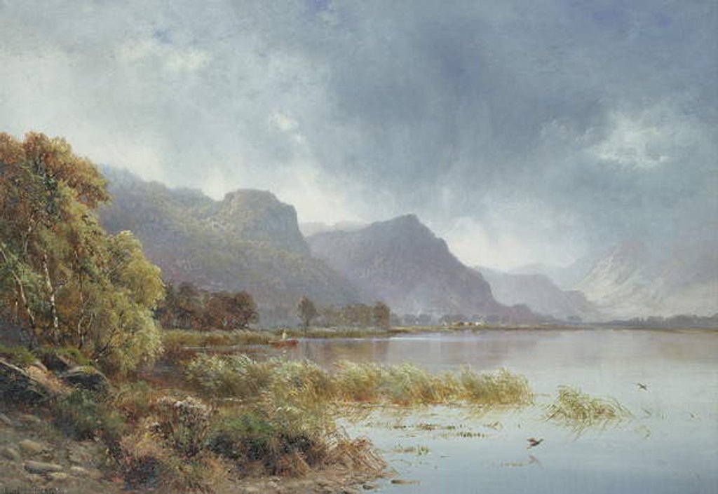 Detail of Lodore, Derwentwater by Alfred de Breanski