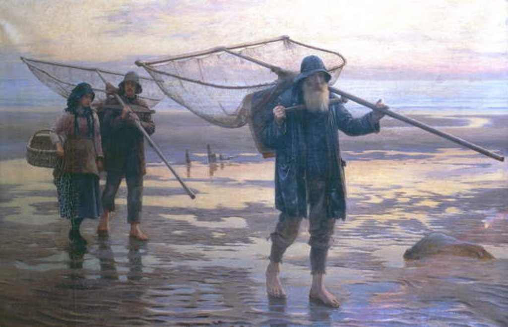 Detail of Shrimpers by William Banks Fortescue